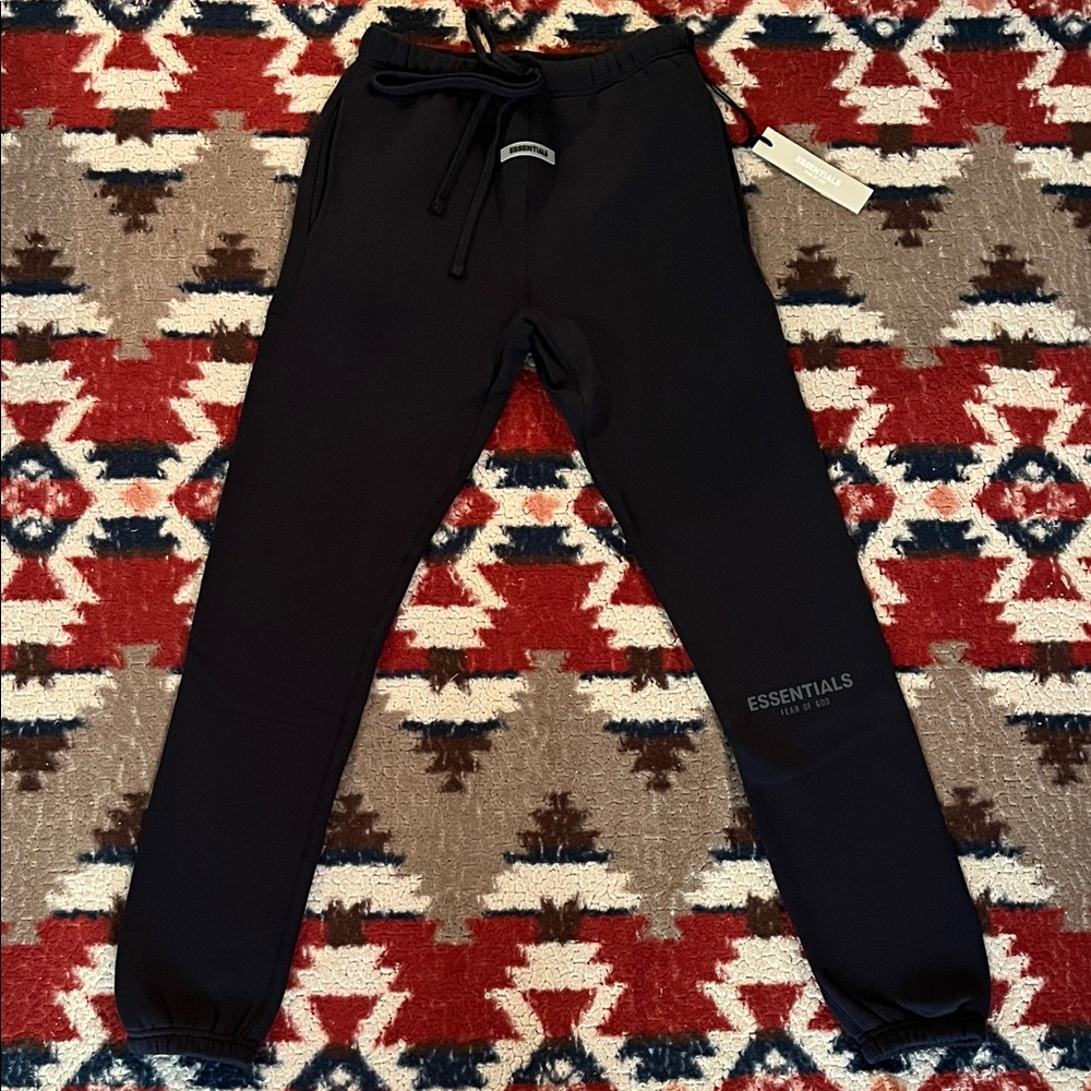 Fear of God Essentials Ssense Exclusive Dark Navy Sweatpants Size XS